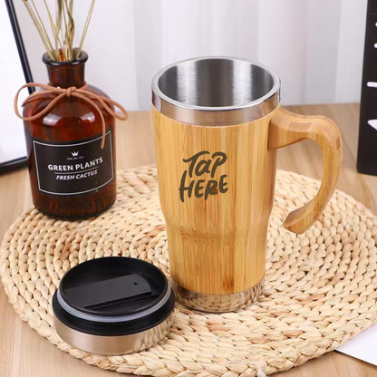 Tall Bamboo Mug