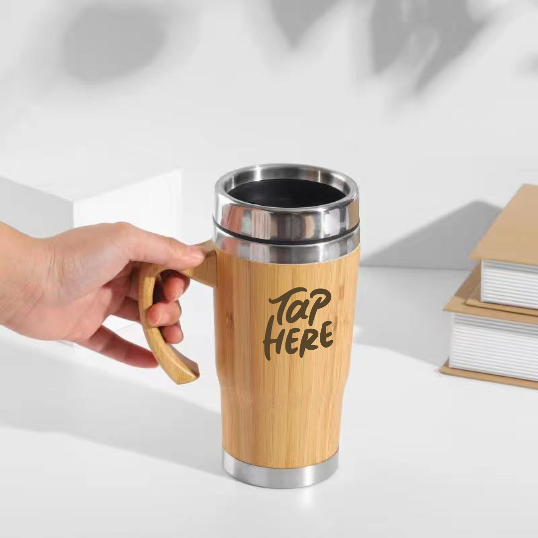 Tall Bamboo Mug