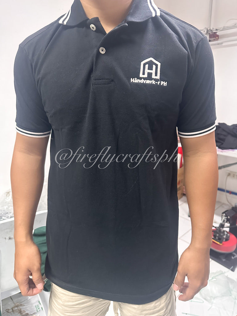 Polo Shirt with Collar Design