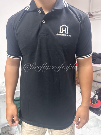 Polo Shirt with Collar Design