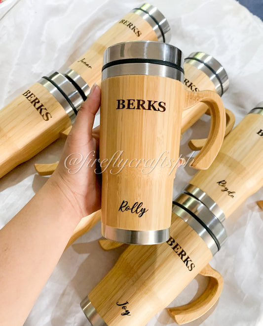 Tall Bamboo Mug
