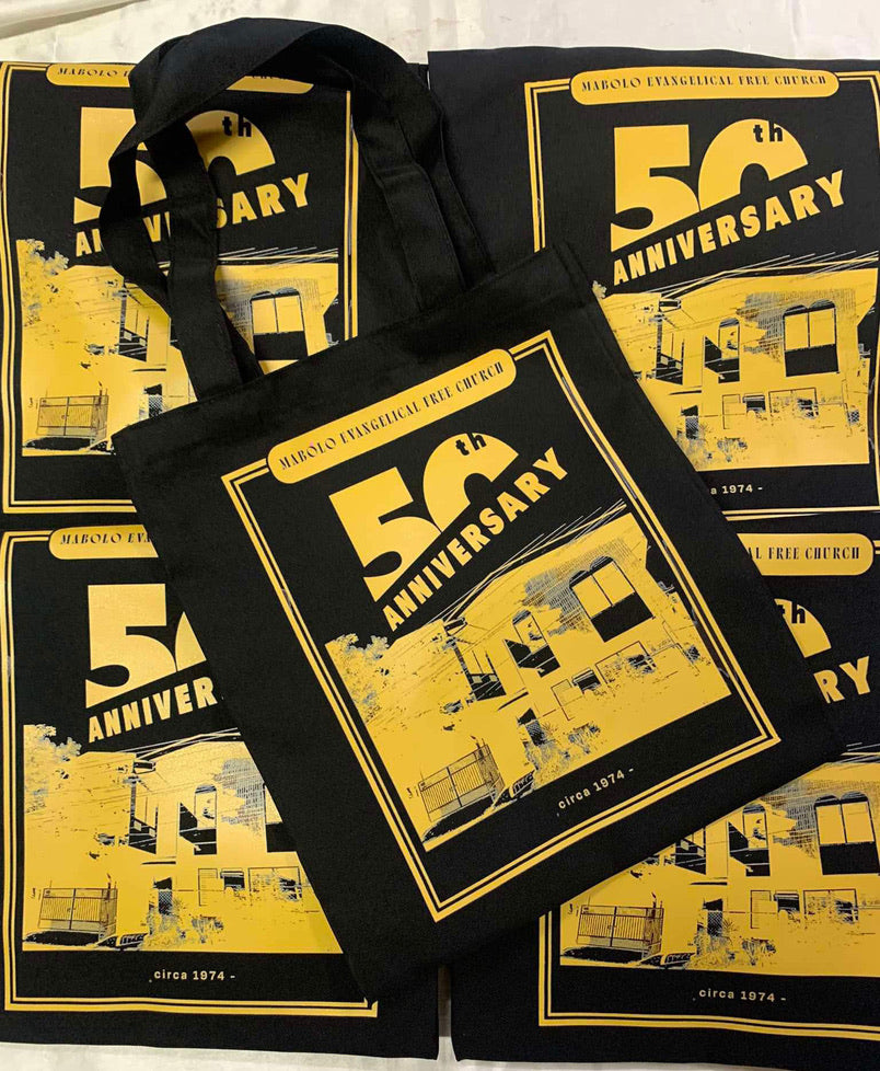 Flat Colored Tote Bag
