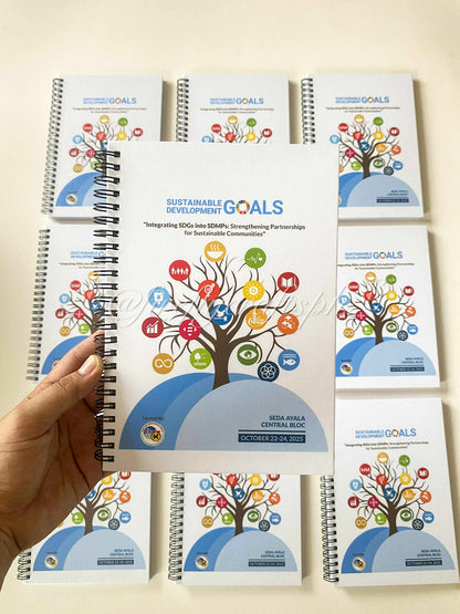 Hardbound Custom Spring Notebook