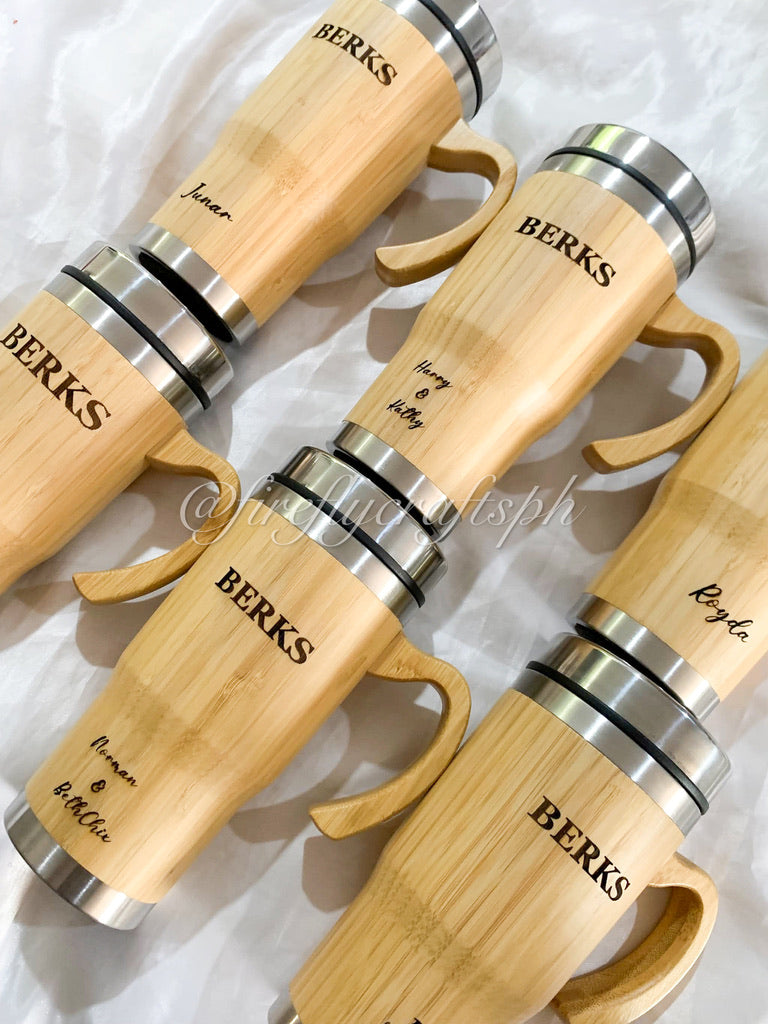 Tall Bamboo Mug
