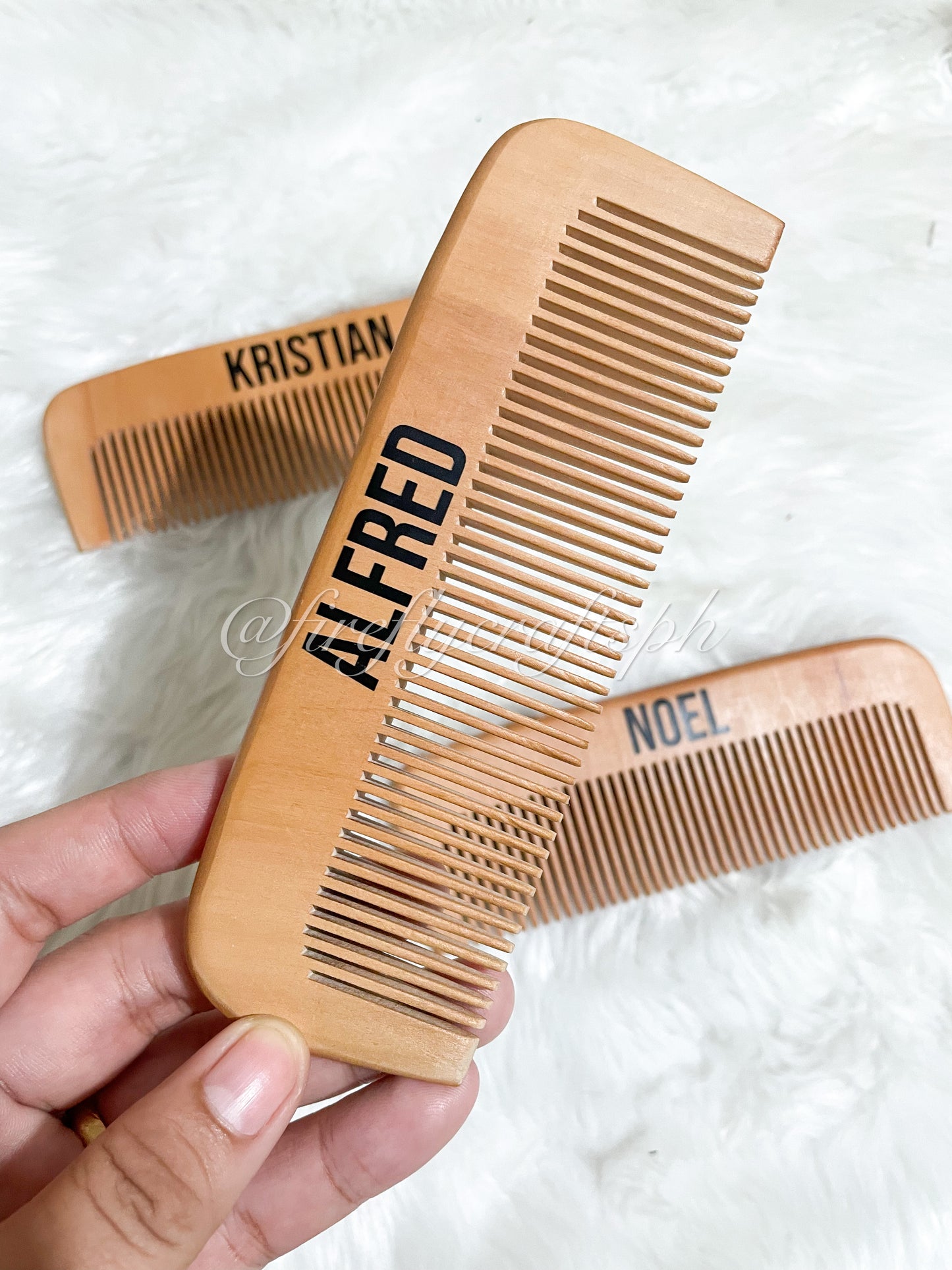 Wooden Flat Comb