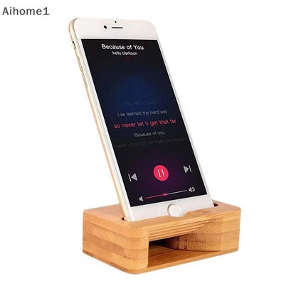 Wooden Phone Sound Amplifier